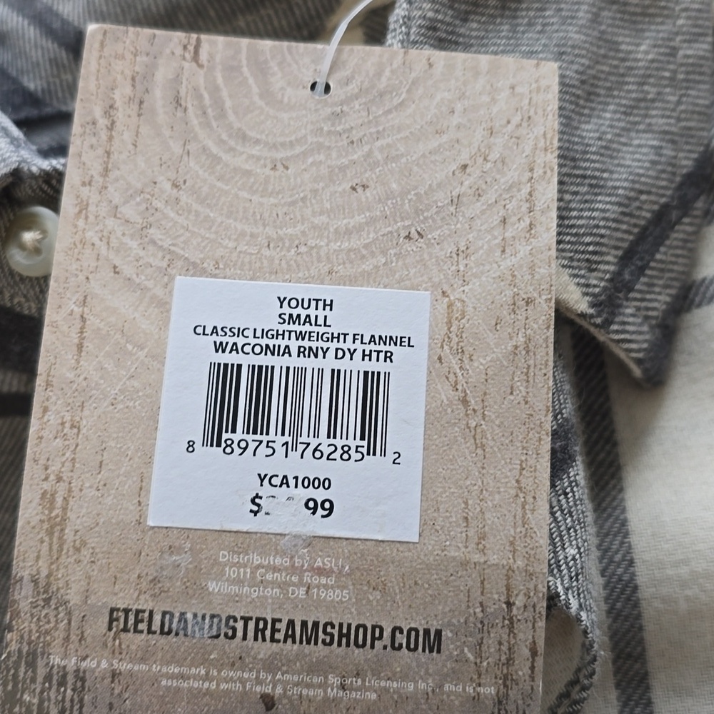 Field & Stream Boys Flannel Shirt BOYS NWT - Picture 5 of 10